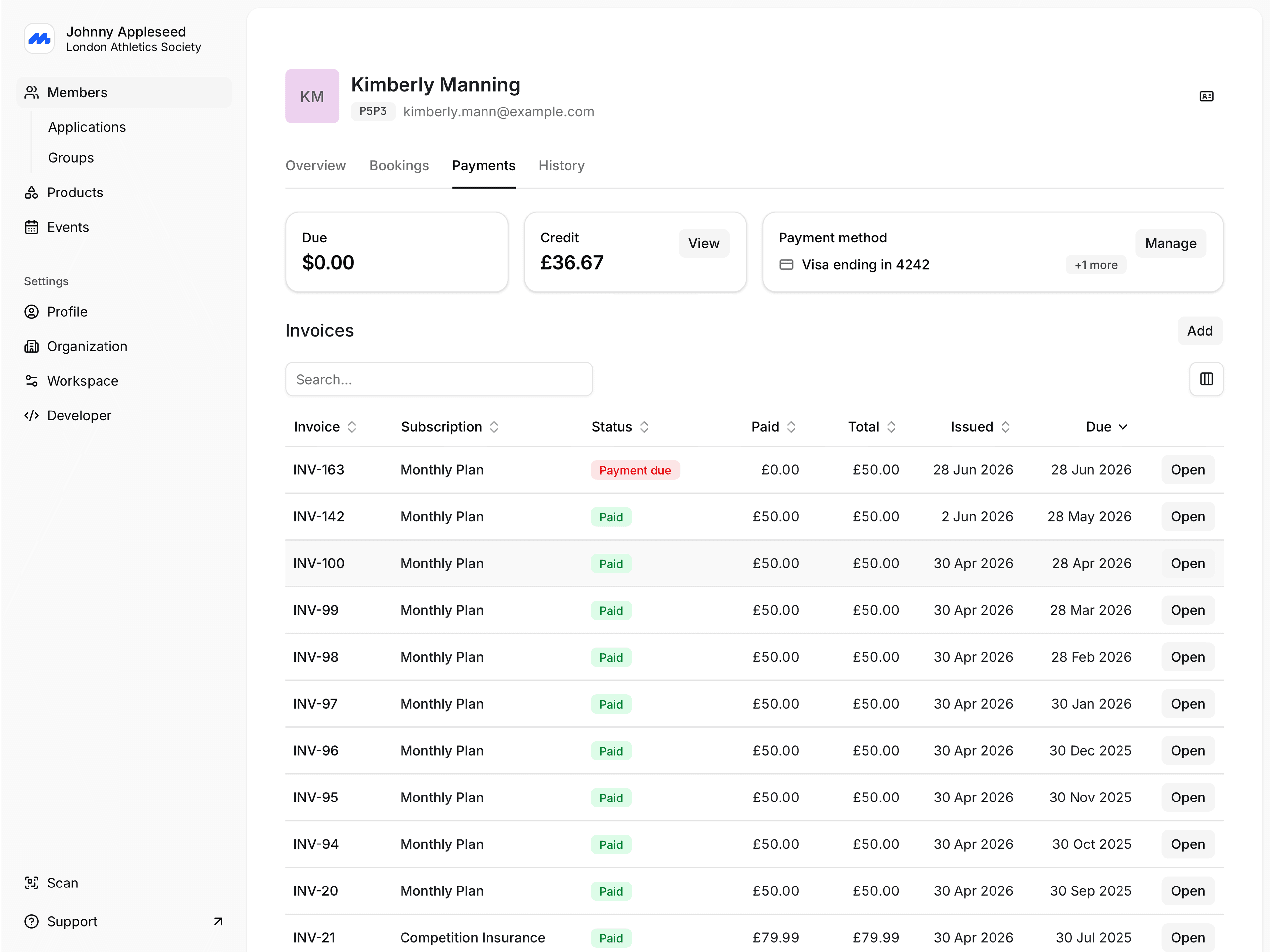 Subscription Management